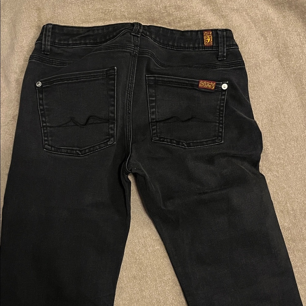 7 For All Mankind Black Kids Jeans